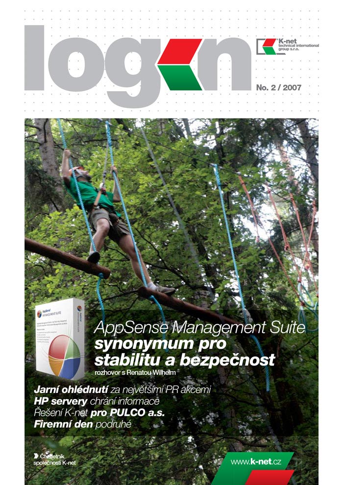 Cover of the K-net magazine about IT, Login