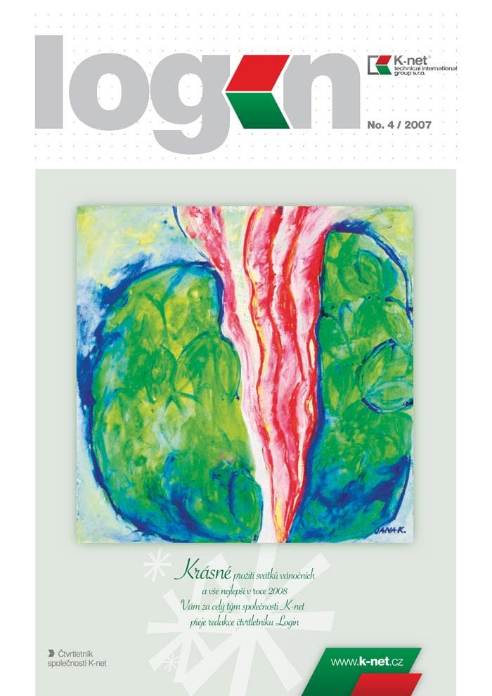 Cover of the K-net magazine about IT, Login