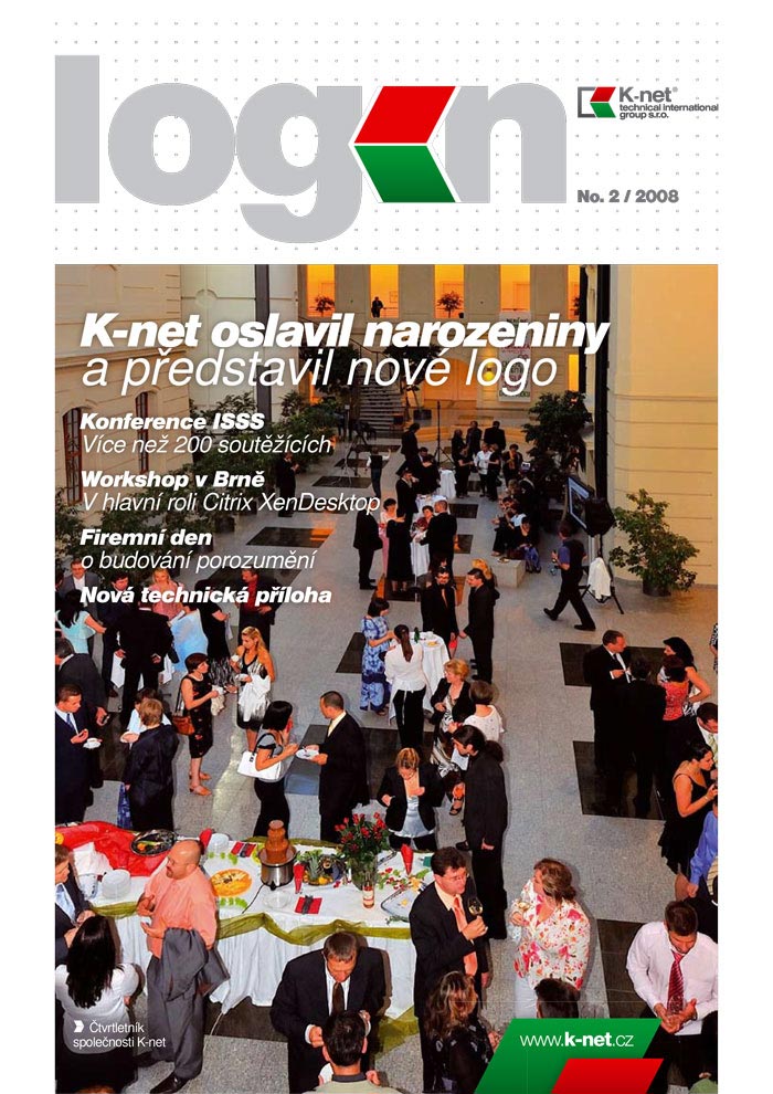 Cover of the K-net magazine about IT, Login