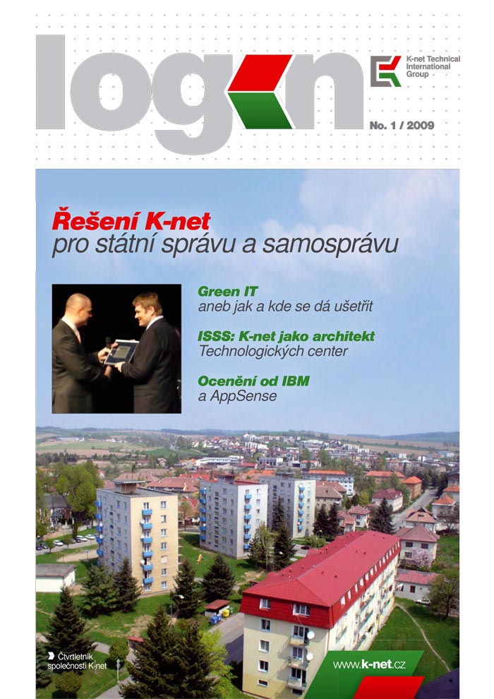 Cover of the K-net magazine about IT, Login