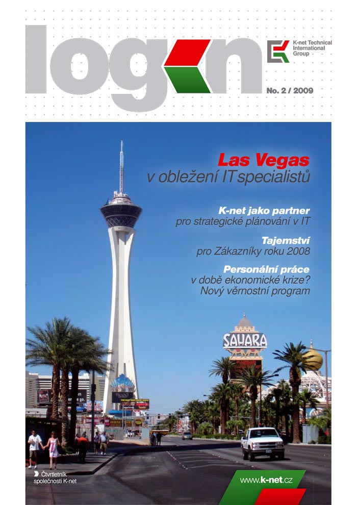 Cover of the K-net magazine about IT, Login