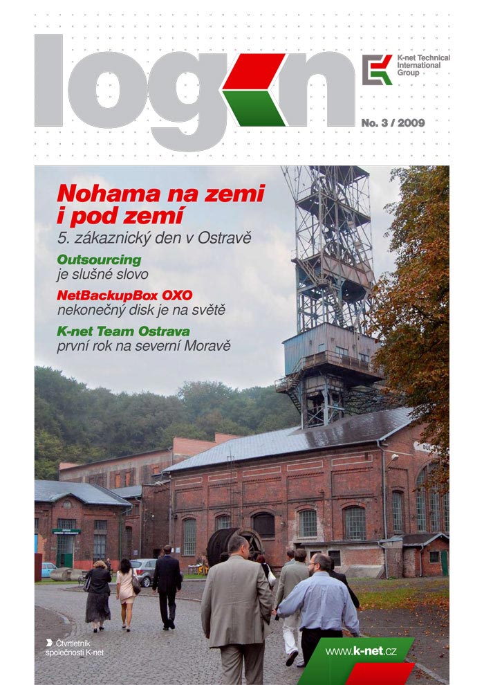 Cover of the K-net magazine about IT, Login