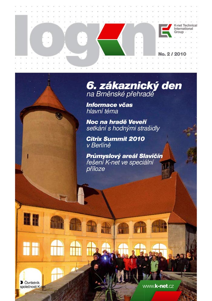 Cover of the K-net magazine about IT, Login
