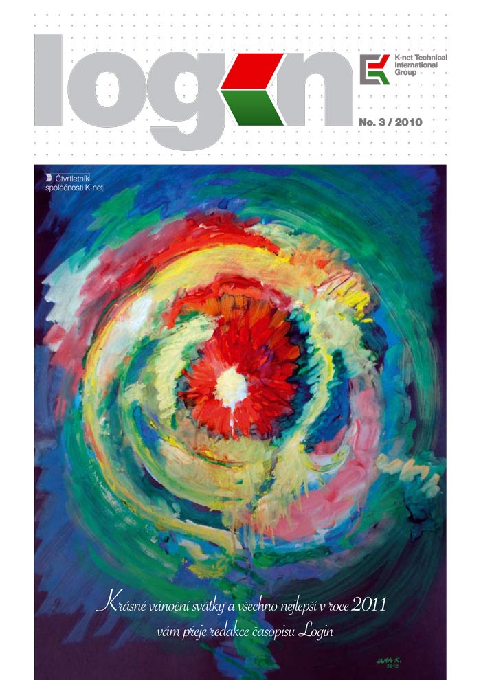 Cover of the K-net magazine about IT, Login