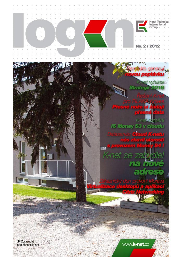 Cover of the K-net magazine about IT, Login