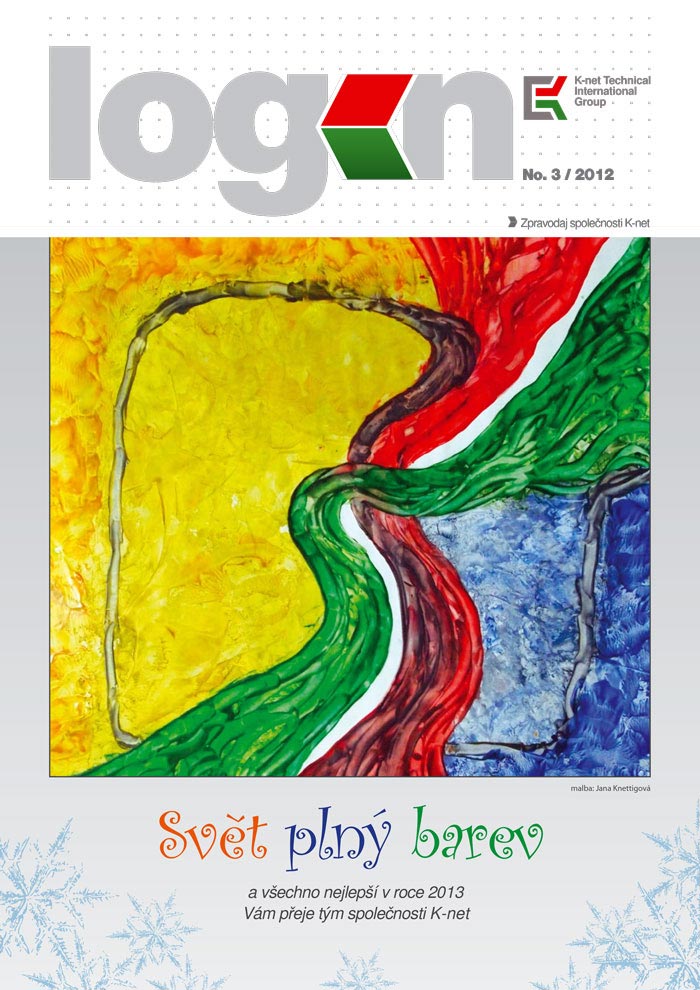 Cover of the K-net magazine about IT, Login