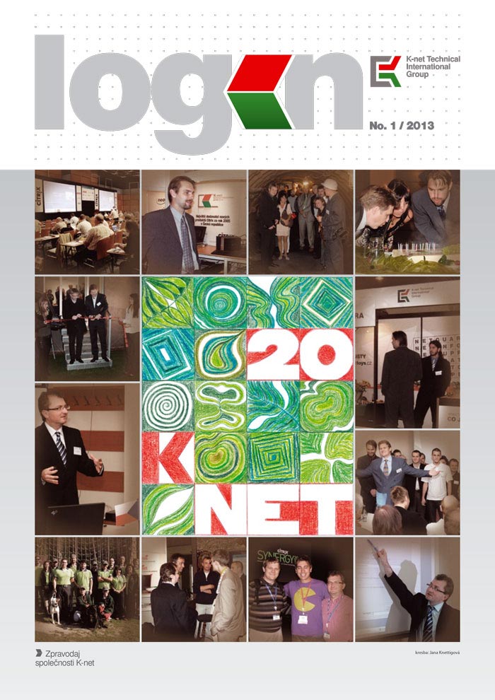 Cover of the K-net magazine about IT, Login