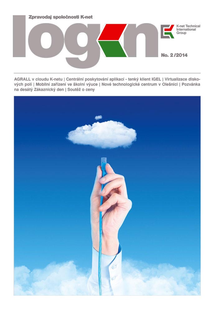 Cover of the K-net magazine about IT, Login