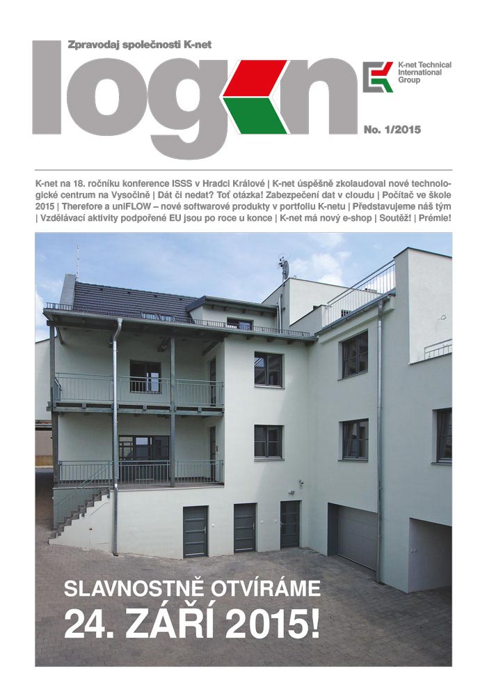 Cover of the K-net magazine about IT, Login