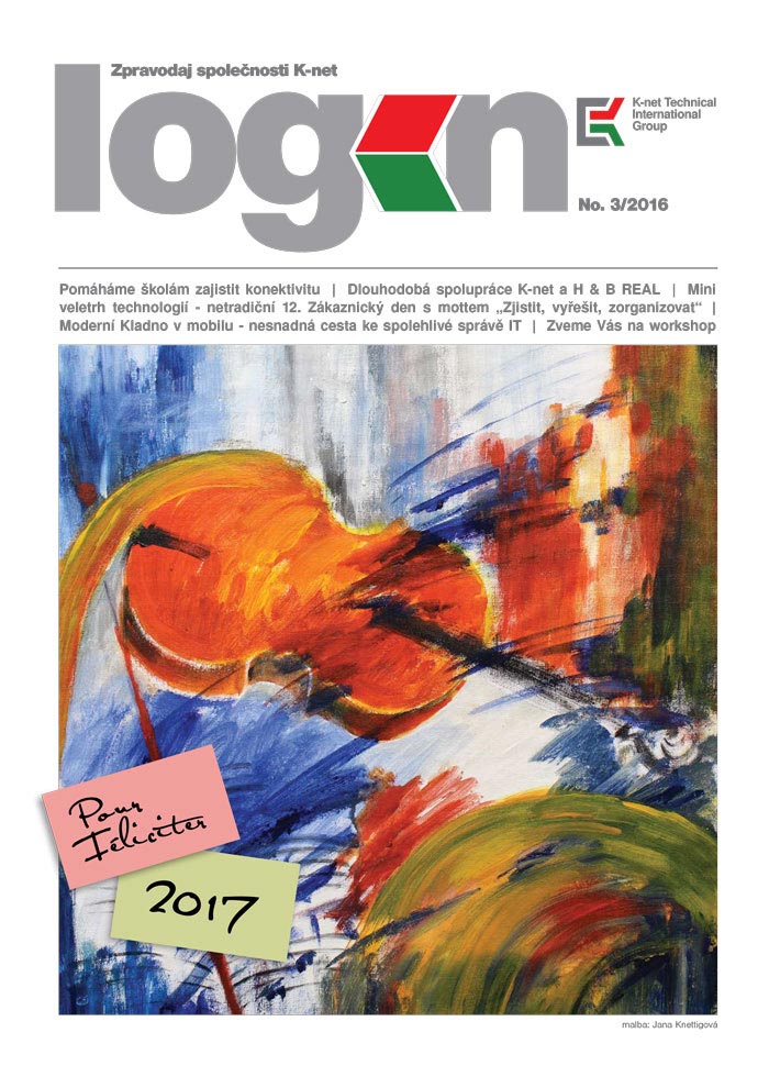 Cover of the K-net magazine about IT, Login