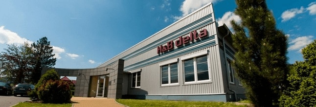 View of the building of the K-net customer, H&B REAL