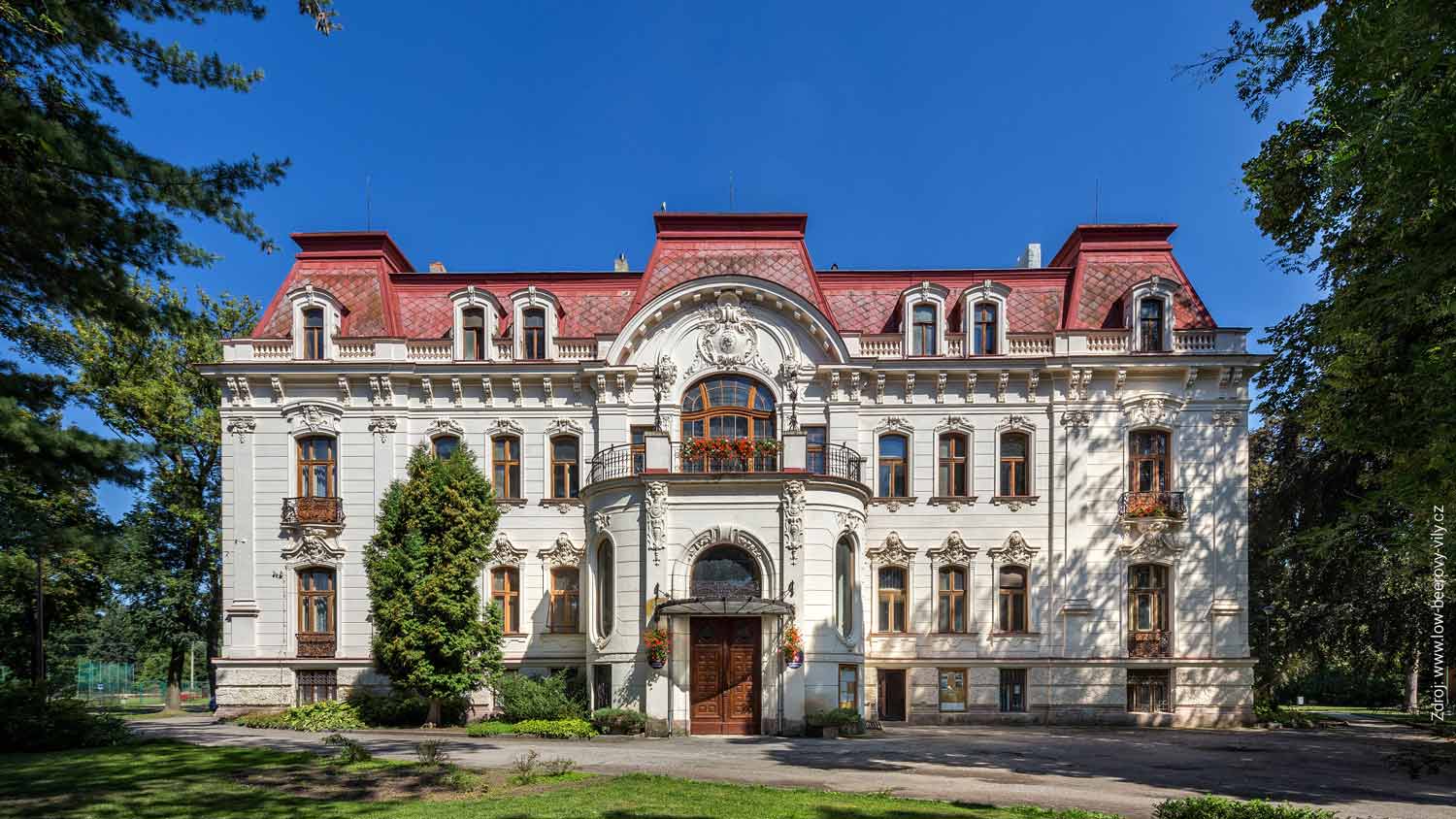 View of the facade of the administrative building Svitavka