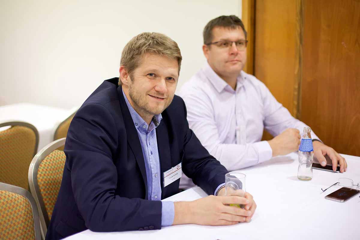 Tomas Knetting at the conference Brněnská přehrada during the 13th customer day of K-net