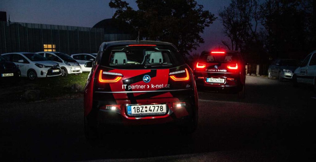 BMW z flotily K-net v noci