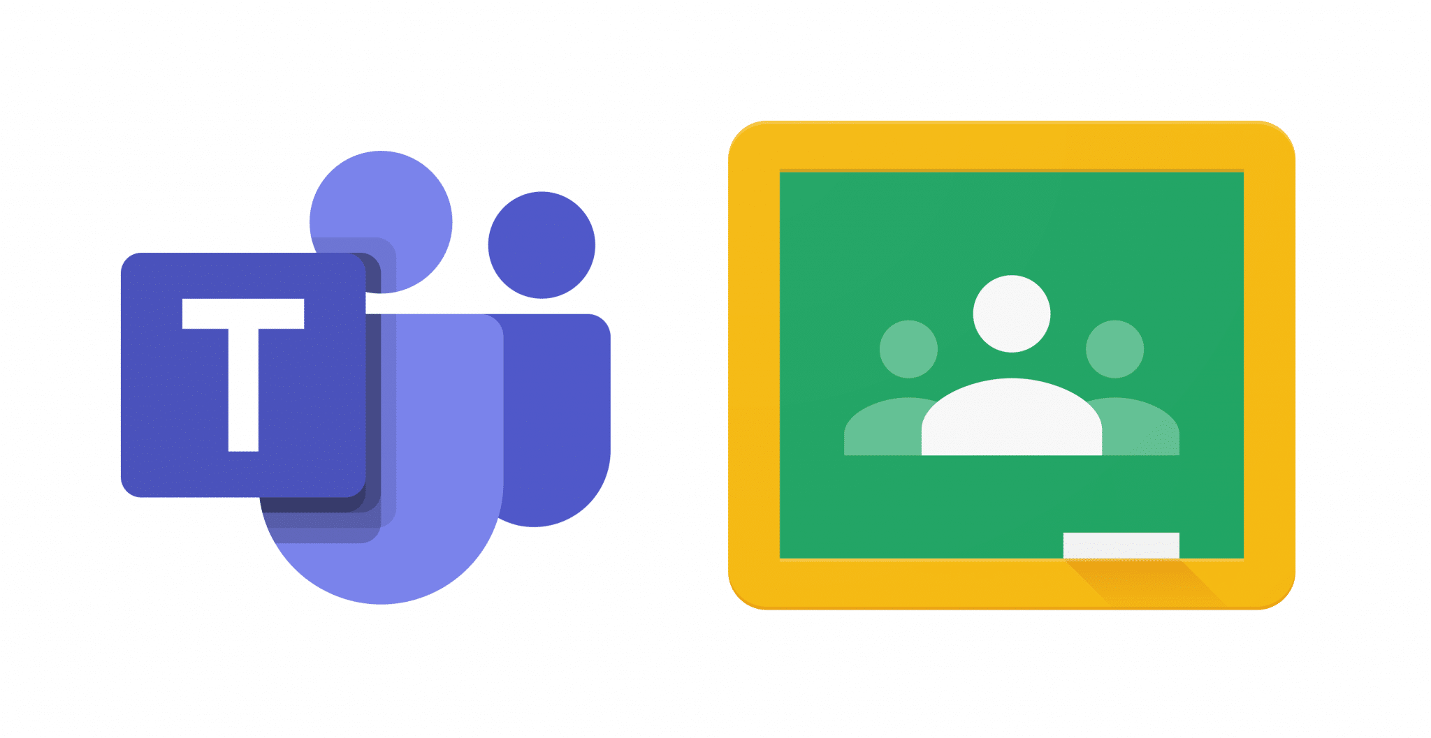 Loga Microsoft Teams a Google Classroom