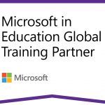 Logo registrovaného partnerství K-net s Microsoftem v oblasti vzdělávání.