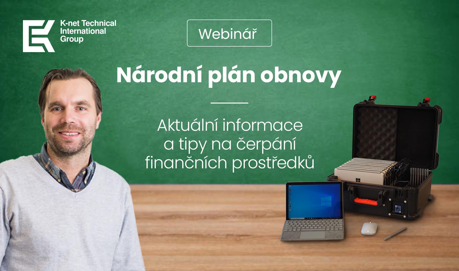 Pozvánka na webinář K-net - Národní plán obnovy