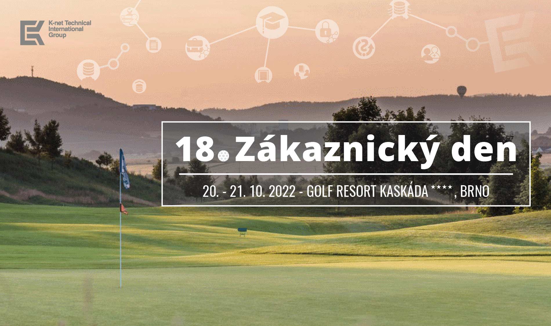 Banner 18. Zákaznického dne K-net