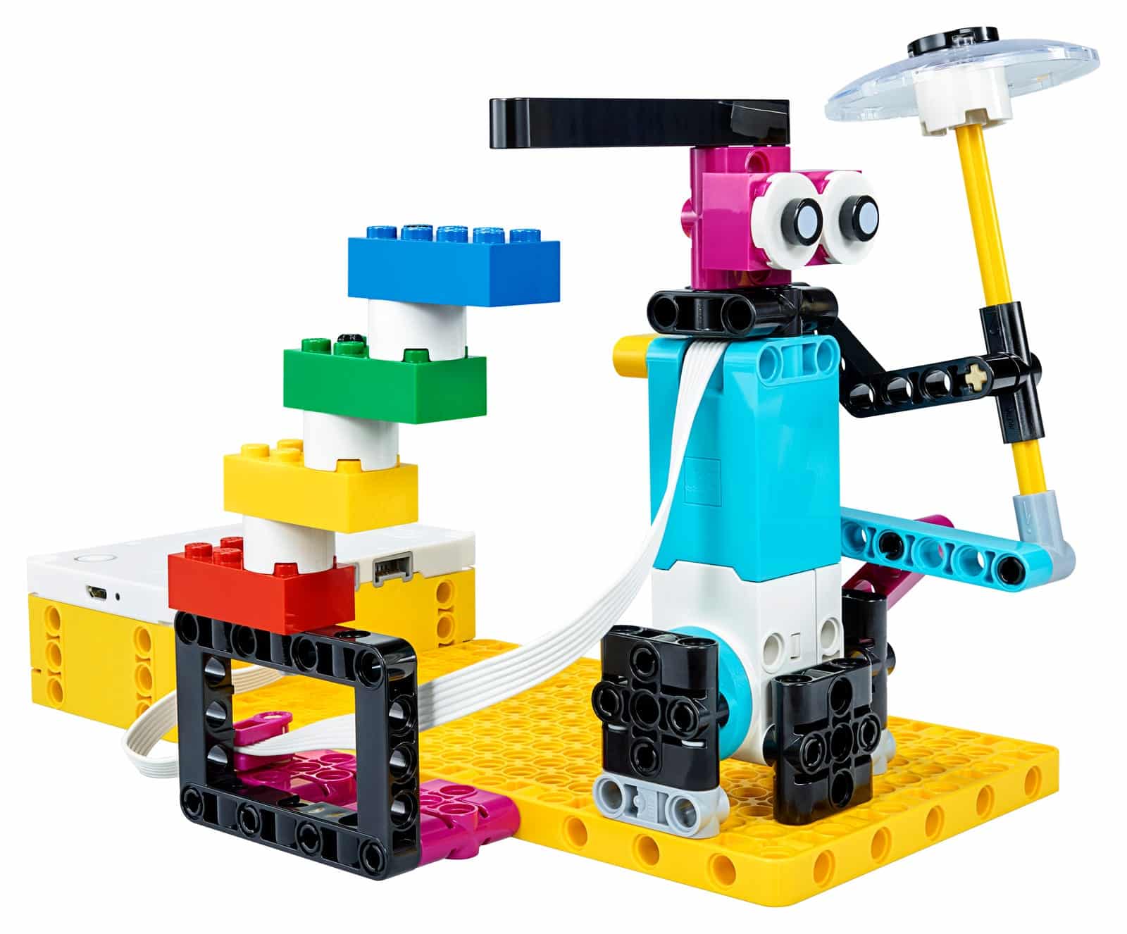 Postavený robot ze stavebnice Lego Education Spike